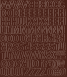 2 cm-es öntapadós betűk, barna színben