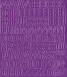 2 cm-es öntapadós betűk, lila színben