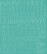2 cm-es öntapadós betűk, türkiz színben