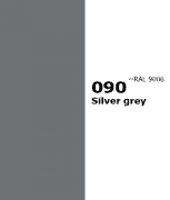 090 ORACAL 641 Silver grey Ezüst Öntapadós Dekor Fólia Tapéta Vinyl Fényes Matt