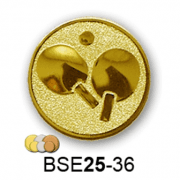Érembetét asztalitenisz pingpong BSE25-36 25mm arany, ezüst, bronz