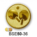 Érembetét asztalitenisz pingpong BSE50-36 50mm arany, ezüst, bronz