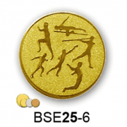 Érembetét atlétika tornász BSE25-6 25mm arany, ezüst, bronz