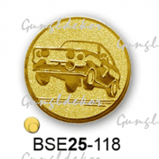 Érembetét autóverseny rally rali BSE25-118 25mm arany