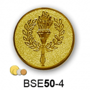 Érembetét babérkoszorú láng BSE50-4 50mm arany