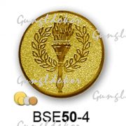 Érembetét babérkoszorú láng BSE50-4 50mm arany
