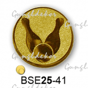 Érembetét bowling teke BSE25-41 25mm arany