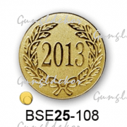 Érembetét évszám BSE25-108 25mm arany