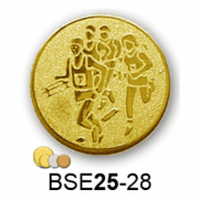 Érembetét futás atlétika BSE25-28 25mm arany, ezüst, bronz
