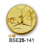 Érembetét gimnasztika torna BSE25-141 25mm arany, ezüst, bronz