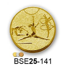 Érembetét gimnasztika torna BSE25-141 25mm arany, ezüst, bronz