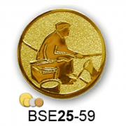 Érembetét horgászat BSE25-59 25mm arany, ezüst, bronz