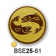 Érembetét horgászat halak BSE25-61 25mm arany