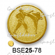 Érembetét karate küzdősport harcművészet BSE25-78 25mm arany