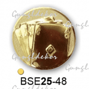 Érembetét kártya póker BSE25-48 25mm arany