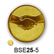 Érembetét kézfogás BSE25-5 25mm arany