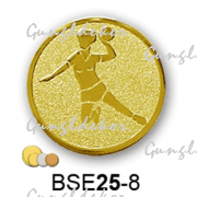 Érembetét kézilabda női BSE25-8 25mm arany, ezüst, bronz