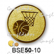 Érembetét kosárlabda BSE50-10 50mm arany