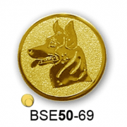 Érembetét kutya eb BSE50-69 50mm arany