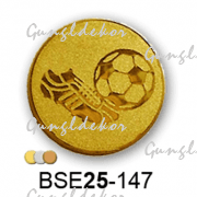 Érembetét labdarúgás foci BSE25-147 25mm arany, ezüst, bronz