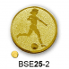 Érembetét labdarúgás foci BSE25-2 25mm arany