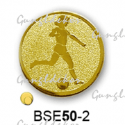 Érembetét labdarúgás foci BSE50-2 50mm arany