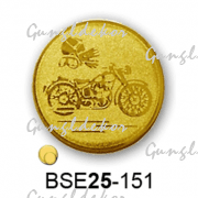 Érembetét motorkerékpár BSE25-151 25mm arany