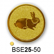 Érembetét nyúl nyuszi BSE25-50 25mm arany