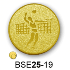 Érembetét röplabda férfi BSE25-19 25mm arany