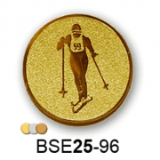 Érembetét síelés sí BSE25-96 25mm arany, ezüst, bronz