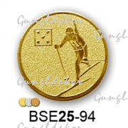 Érembetét sílövészet BSE25-94 25mm arany, ezüst, bronz