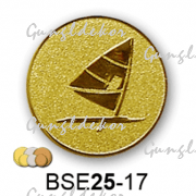 Érembetét szörf BSE25-17 25mm arany, ezüst, bronz