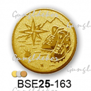 Érembetét természetjárás túra BSE25-163 25mm arany, ezüst, bronz