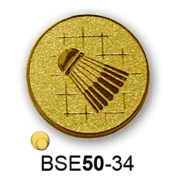 Érembetét tollaslabda BSE50-34 50mm arany
