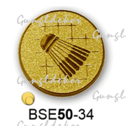 Érembetét tollaslabda BSE50-34 50mm arany