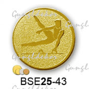 Érembetét torna BSE25-43 25mm arany, ezüst, bronz