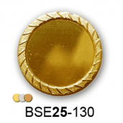 Érembetét üres gravírozható BSE25-130 25mm arany, ezüst, bronz