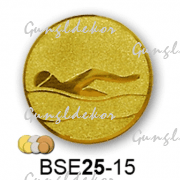 Érembetét úszás BSE25-15 25mm arany, ezüst, bronz