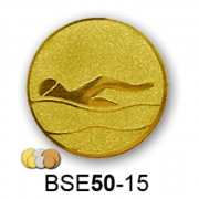 Érembetét úszás BSE50-15 50mm arany, ezüst, bronz