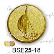 Érembetét vitorlázás BSE25-18 25mm arany, ezüst, bronz