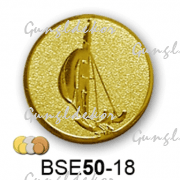 Érembetét vitorlázás BSE50-18 50mm arany, ezüst, bronz