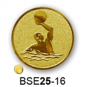 Érembetét vizilabda BSE25-16 25mm arany