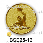 Érembetét vizilabda BSE25-16 25mm arany
