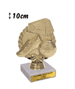 Figura labdarúgás foci márványtalppal gravírtáblával 10cm FSE-3022
