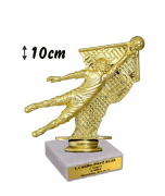Figura labdarúgás foci kapus márványtalppal gravírtáblával 10cm FSE-214