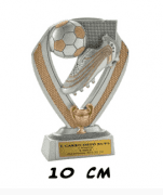 Trófea labdarúgás foci gravírozott táblával 10cm TRSE-044