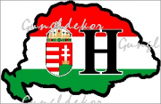 Nagy Magyarország címerrrel matrica