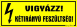 Vigyázz! Kétirányú feszültség! Villámjellel kismatrica
