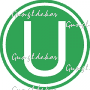 Szállítási jelzés, zöld körben fehér U betű