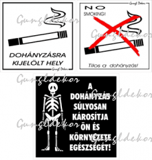 Dohányzásos csomag 2 matrica szett (kis matricák)